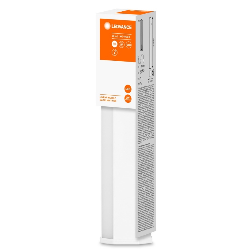 Ledvance - LED Лампа за под кухненски шкаф със сензор MOBILE LED/1W/5V 20см