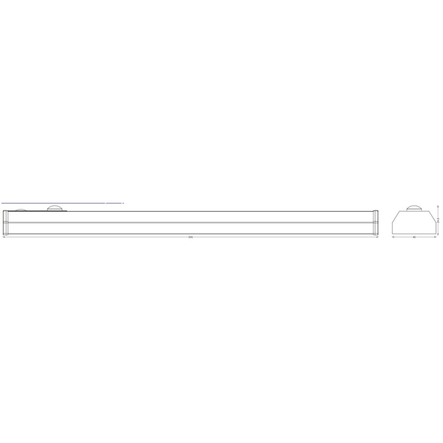 Ledvance - LED Лампа за под кухненски шкаф със сензор MOBILE LED/1W/5V 20см