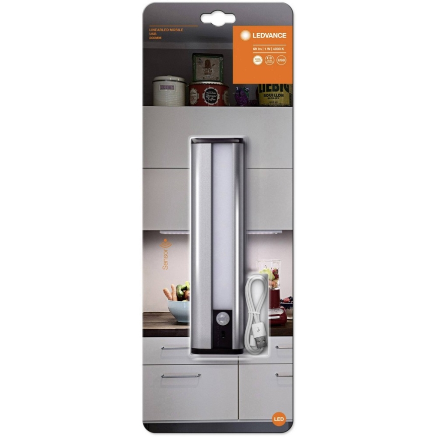 Ledvance - LED Лампа за под кухненски шкаф със сензор MOBILE LED/1W/5V 1800 mAh