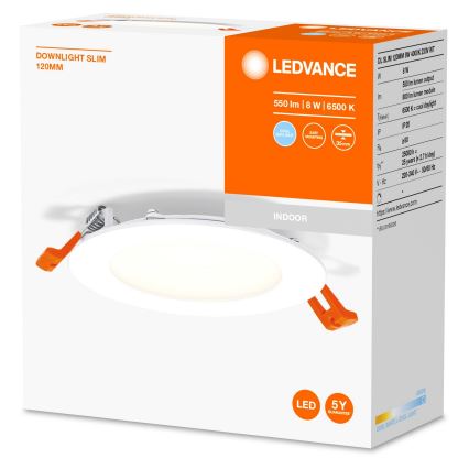 Ledvance - LED Лампа за вграждане SLIM LED/8W/230V 6500K