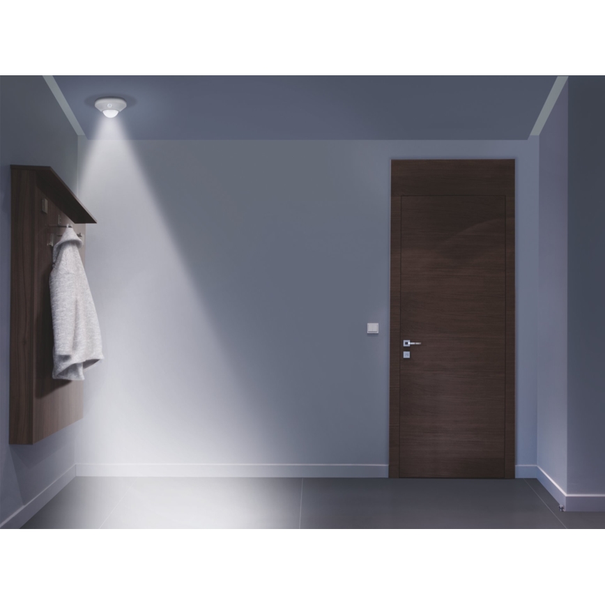 Ledvance - LED нощна лампа с сензор NIGHTLUX LED/1,7W/3xAA 4000K