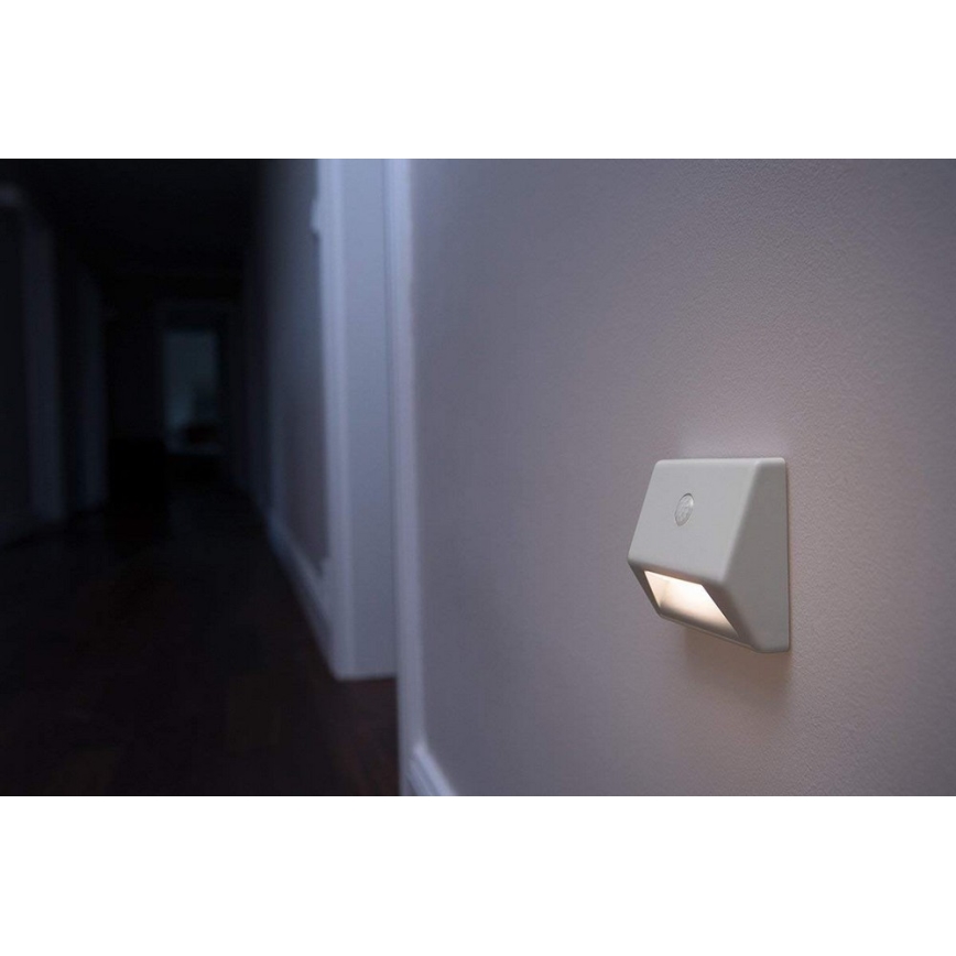 Ledvance - LED осветително тяло за стълби с сензор NIGHTLUX LED/0,25W/3×AAA IP54