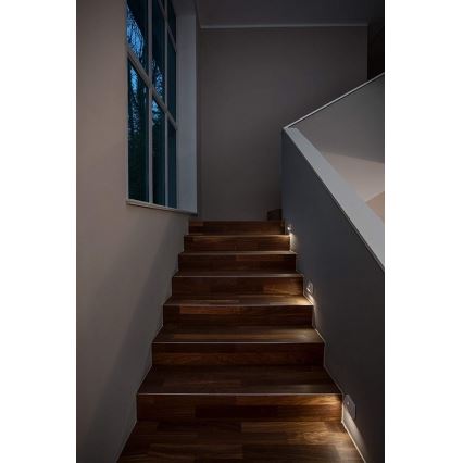 Ledvance - LED осветително тяло за стълби с сензор NIGHTLUX LED/0,25W/3×AAA IP54