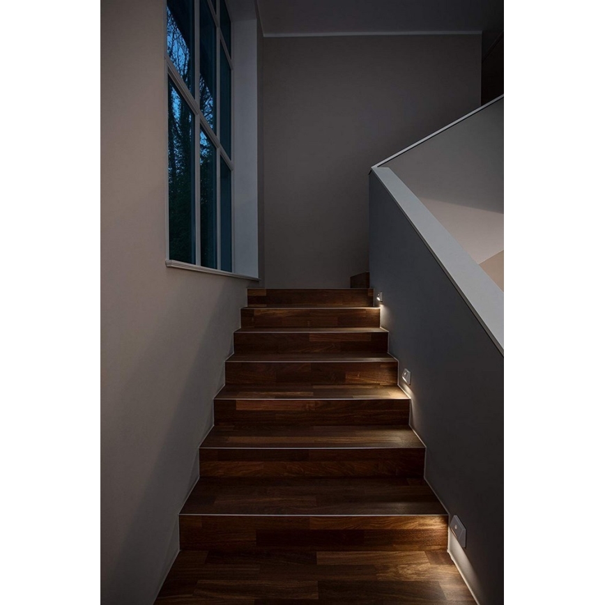 Ledvance - LED осветително тяло за стълби с сензор NIGHTLUX LED/0,25W/3×AAA IP54