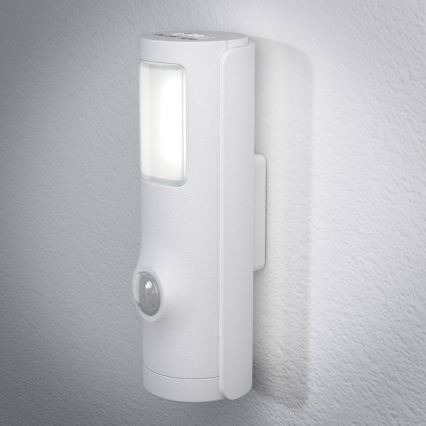Ledvance - LED осветително тяло със сензор NIGHTLUX LED / 0.35W / 3xAAA IP54