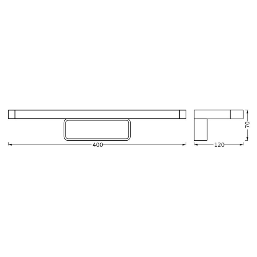 Ledvance - LED Осветление за баня за огледало DISC BAR LED/7W/230V 3000/4000K IP44
