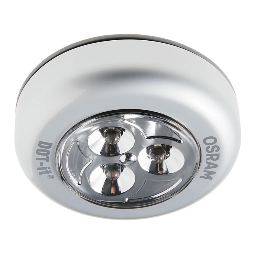Ledvance - LED Осветление за ориентация чрез докосване DOT-IT LED/0,2W/3xAAA