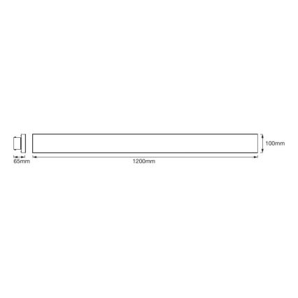 Ledvance - LED Панел за повърхностен монтаж FRAMELESS LED/35W/230V 3000K