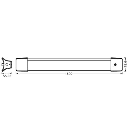 Ledvance - LED Пендел OFFICE LINE LED/24W/230V 4000K