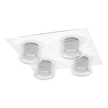 Ledvance - LED Плафон за баня ORBIS FLAME 4xLED/5,5W/230V 3000/4000K IP44 бял
