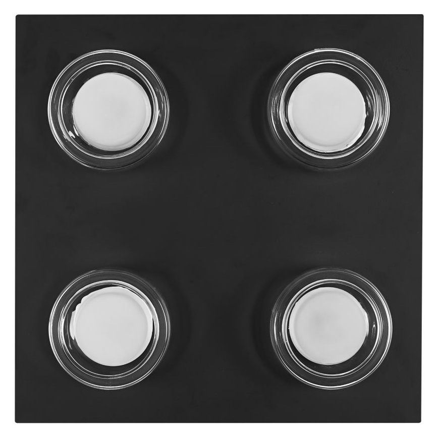 Ledvance - LED Плафон за баня ORBIS FLAME 4xLED/5,5W/230V 3000/4000K IP44 черен