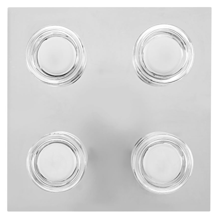 Ledvance - LED Плафон за баня ORBIS FLAME 4xLED/5,5W/230V 3000/4000K IP44 хром