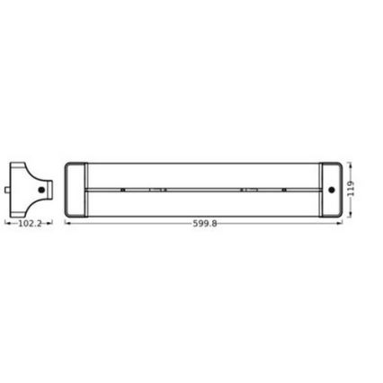 Ledvance - LED Плафониера OFFICE LINE LED/24W/230V 60 см