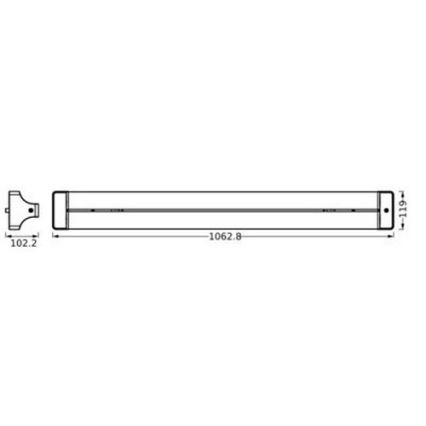 Ledvance - LED Плафониера OFFICE LINE LED/42W/230V 106 см