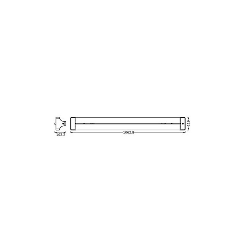 Ledvance - LED Плафониера OFFICE LINE LED/42W/230V 106 см