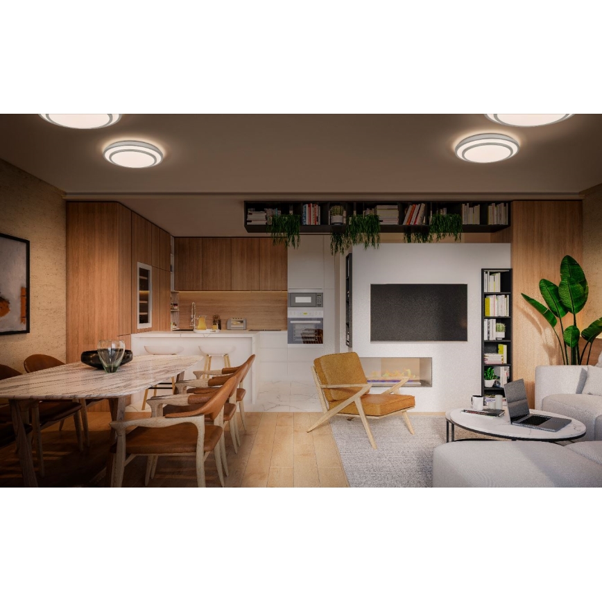 Ledvance - LED Плафониера ORBIS BERLIN LED/16W/230V сребрист
