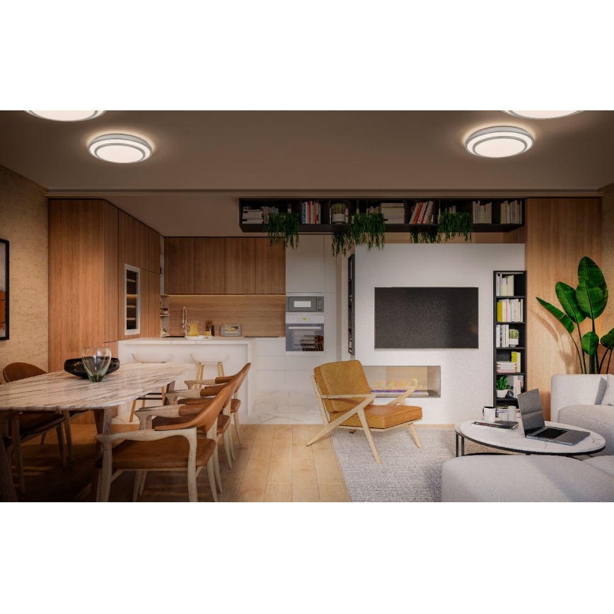 Ledvance - LED Плафониера ORBIS BERLIN LED/24W/230V сребрист