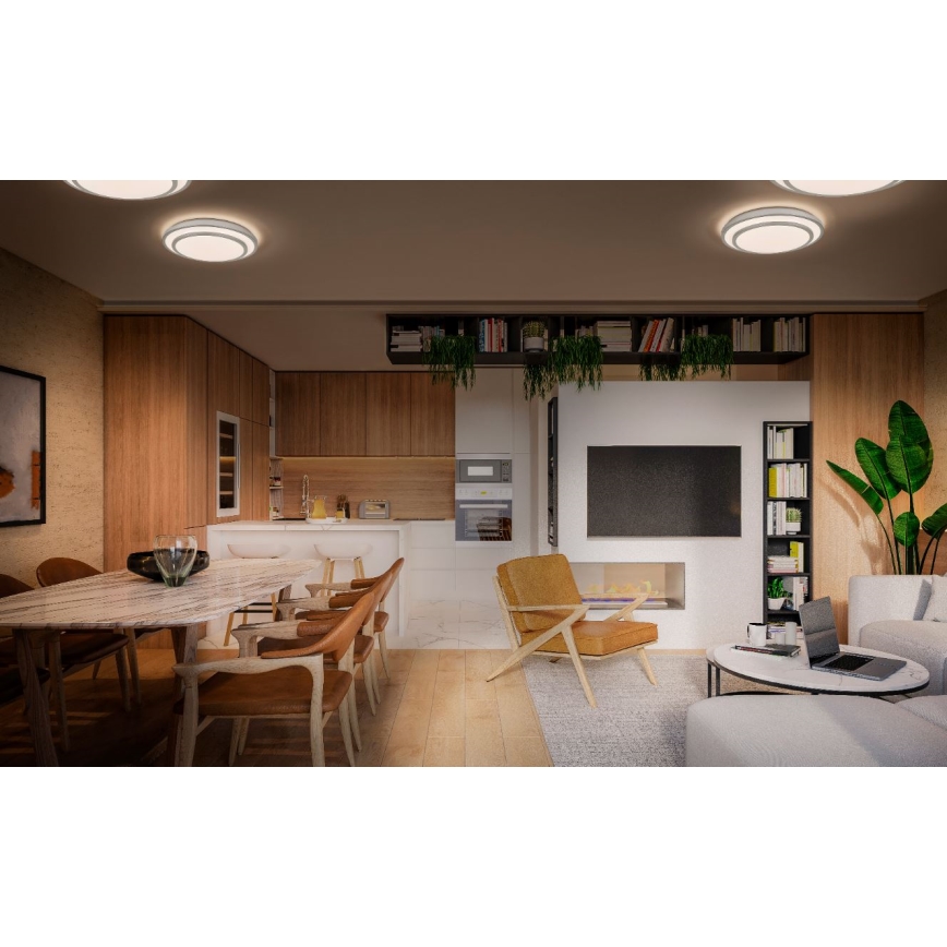 Ledvance - LED Плафониера ORBIS BERLIN LED/36W/230V сребрист