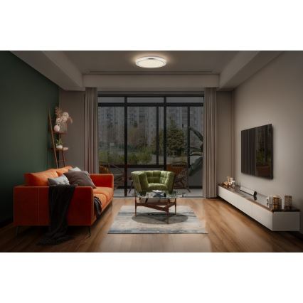 Ledvance - LED Плафониера ORBIS HELMAN LED/36W/230V Ø 48,5 см сребрист