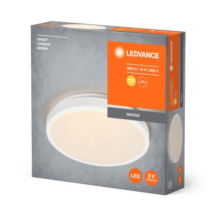 Ledvance - LED Плафониера ORBIS LONDON LED/16W/230V бял