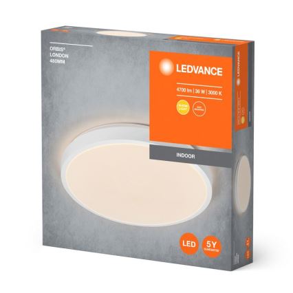 Ledvance - LED Плафониера ORBIS LONDON LED/36W/230V бял