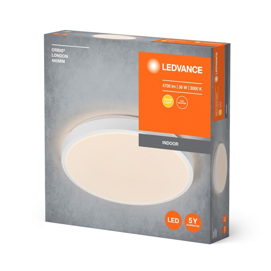 Ledvance - LED Плафониера ORBIS LONDON LED/36W/230V бял