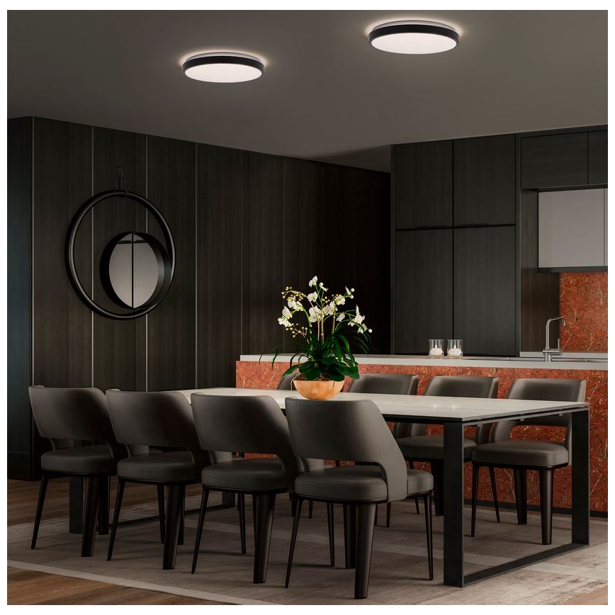 Ledvance - LED Плафониера ORBIS LONDON LED/36W/230V черен