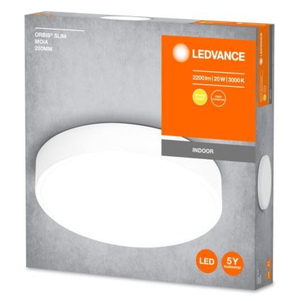 Ledvance - LED Плафониера ORBIS SLIM LED/20W/230V бял