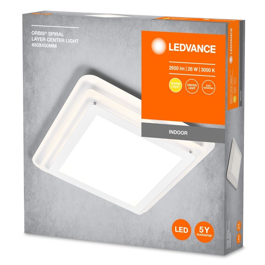 Ledvance - LED Плафониера ORBIS SPIRAL LED/26W/230V