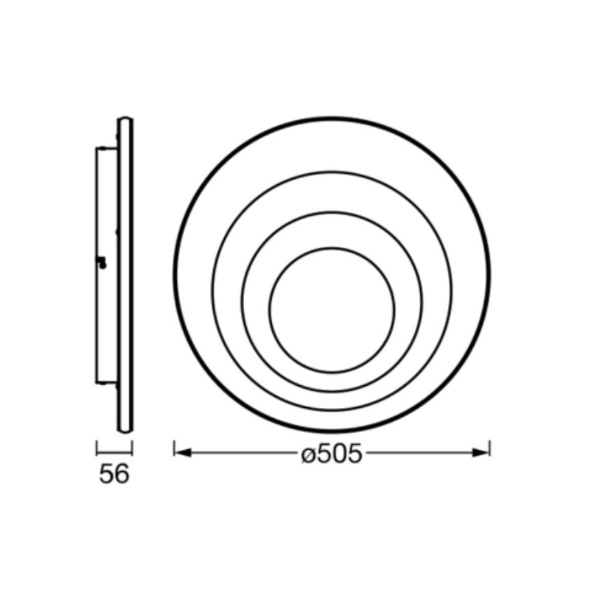 Ledvance - LED Плафониера ORBIS SPIRAL LED/42W/230V