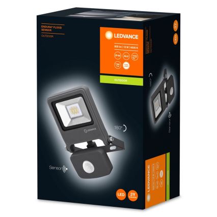 Ledvance - LED Прожектор ENDURA със сензор LED/10W/230V IP44