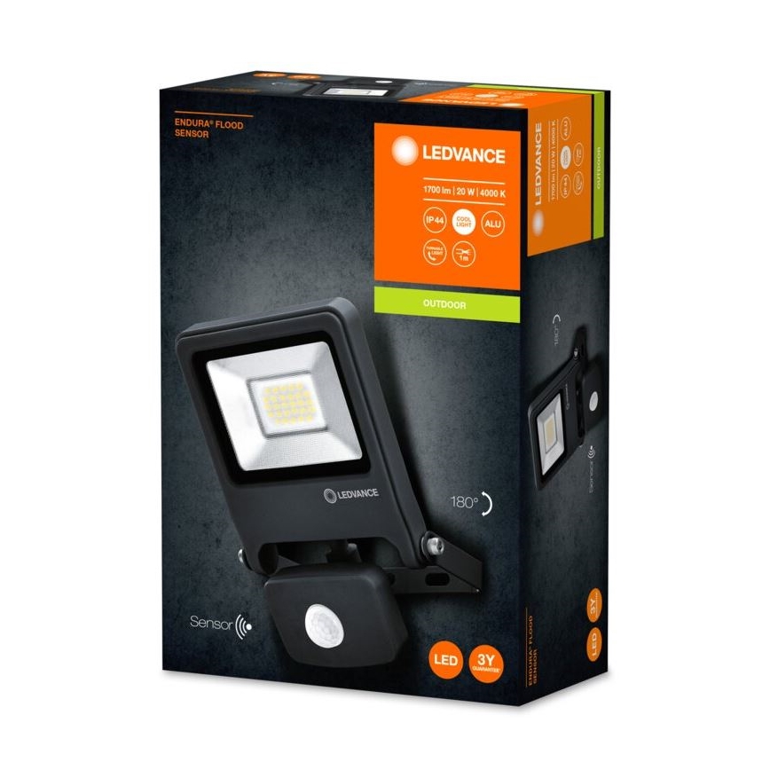 Ledvance - LED Прожектор ENDURA със сензор LED/20W/230V IP44