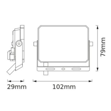 Ledvance - LED прожектор FLOODLIGHT LED/10W/230V 4000K IP65