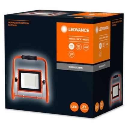Ledvance - LED Прожектор R-STAND LED/20W/5V 2200 mAh IP44