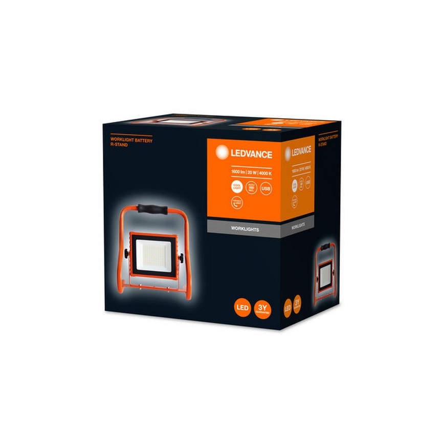 Ledvance - LED Прожектор R-STAND LED/20W/5V 2200 mAh IP44