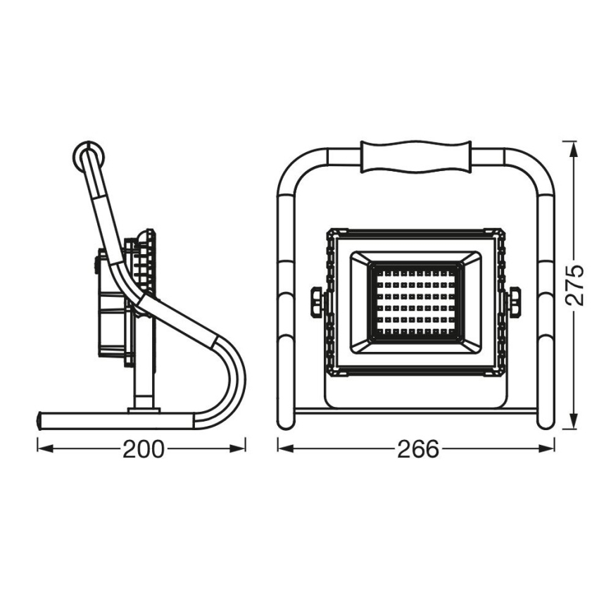 Ledvance - LED Прожектор R-STAND LED/20W/5V 2200 mAh IP44