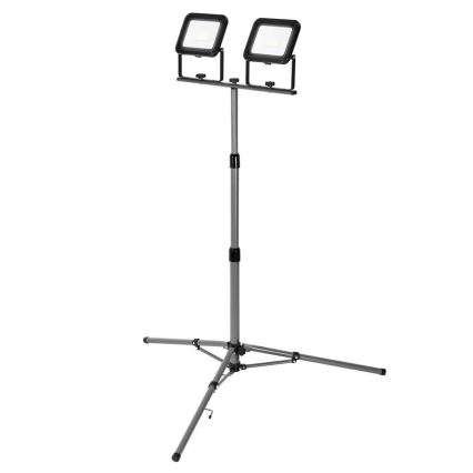 Ledvance - Екстериорен LED прожектор с държач WORKLIGHT TRIPOD 2xLED/30W/230V 6500K IP65