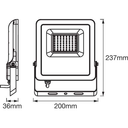 Ledvance - LED Прожектор SMART+ FLOOD LED/50W/230V IP65 Wi-Fi