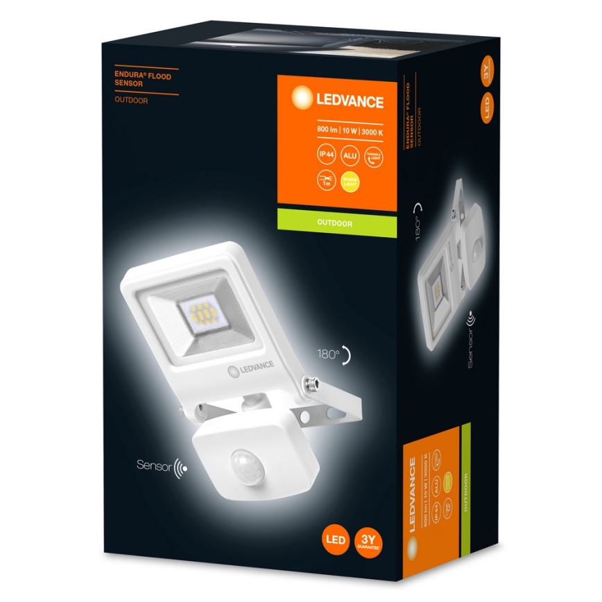 Ledvance - LED Прожектор със сензор ENDURA LED/10W/230V IP44