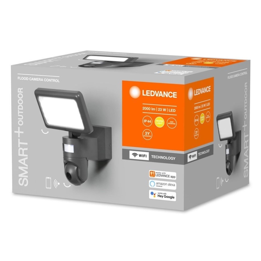 Ledvance - LED Димируем прожектор със сензор и камера SMART+ LED/23W/230V Wi-Fi IP44