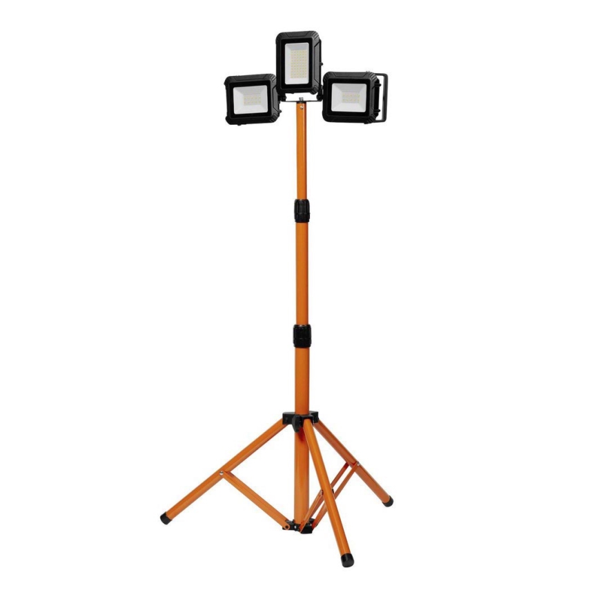 Ledvance - LED Прожектор със стойка TRIPOD 1xLED/30W/230V + 2xLED/5W IP65
