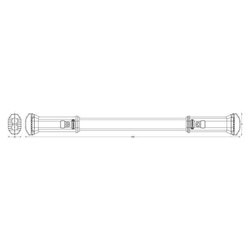 Ledvance - LED Работна лампа TUBE LED/10W/5V IP54
