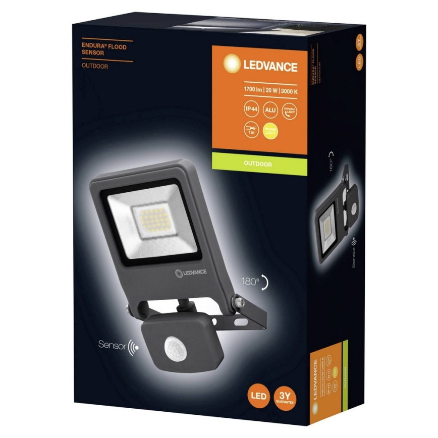 Ledvance - LED Рефлектор на сензор ENDURA LED/20W/230V IP44