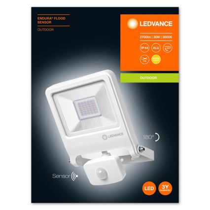Ledvance - LED Рефлектор на сензор ENDURA LED/30W/230V IP44