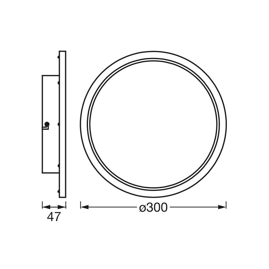 Ledvance - LED регулируемо осветително тяло за баня SMART+ DISC LED/18W/230V 3000-6500K Wi-Fi IP44