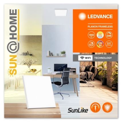 Ledvance - LED регулируемо таванно осветително тяло SUN@HOME LED/20W/230V 2200-5000K CRI 95 Wi-Fi