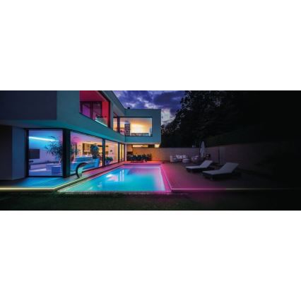 Ledvance - LED RGB Димируема екстериорна лента FLEX 5м LED/23W/230V IP44 + дистанционно