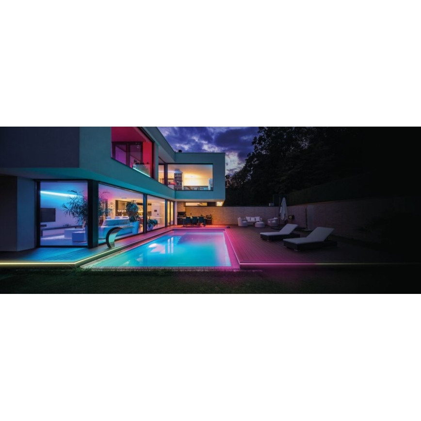 Ledvance - LED RGB Димируема екстериорна лента FLEX 5м LED/23W/230V IP44 + дистанционно