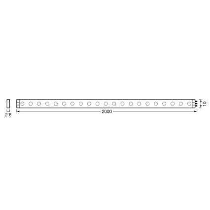 Ledvance - LED RGB Димируема лайсна за телевизор със сензор FLEX AUDIO 2m LED/1,8W/5V