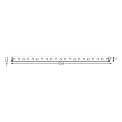 Ledvance - LED RGB Димируема лента FLEX AUDIO 5 м LED/20W/230V + дистанционно управление